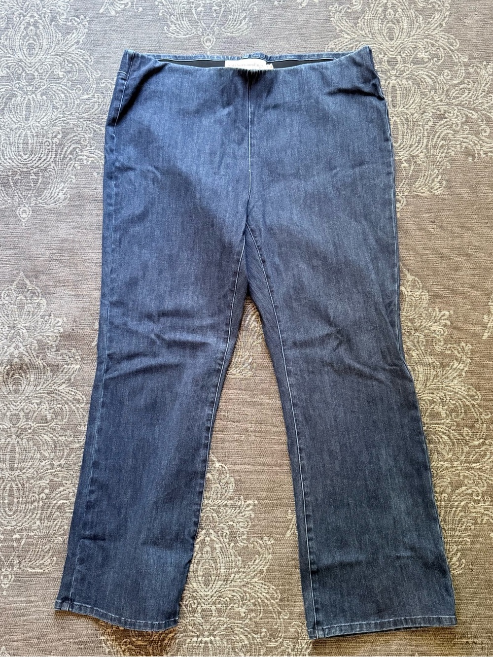 Soft Surroundings Indigo Pull-on Stretch Jeans